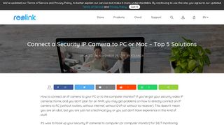 5 Methods on How to Connect a Security IP Camera to PC/Mac ...