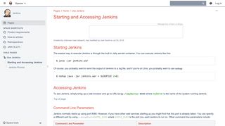 Starting and Accessing Jenkins - Jenkins - Jenkins Wiki