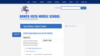 Bonita Vista Middle School | Jupiter Grades