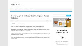 How to Login Kotak Securities Trading and Demat Account?