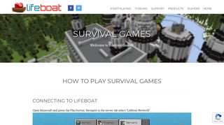 Survival Games - Lifeboat Network