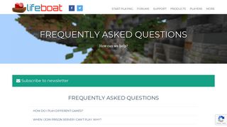 Frequently Asked Questions - Lifeboat Network