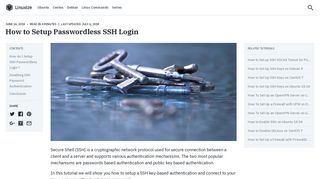 How to Setup Passwordless SSH Login | Linuxize
