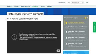 MT4 How to Log into Mobile App - Platform Tutorial |MetaTrader ...