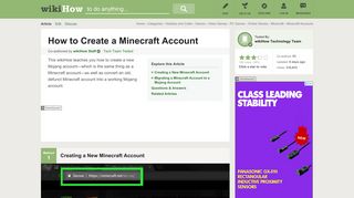 How to Create a Minecraft Account (with Pictures) - wikiHow