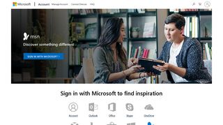 Microsoft account | Access Your MSN Account and Discover ...