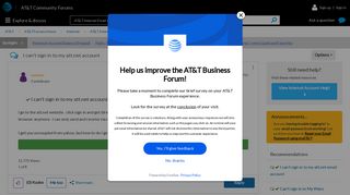 Solved: I can't sign in to my att.net account - AT&T Community