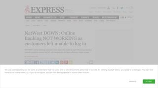 NatWest DOWN: Online Banking NOT WORKING as customers left ...