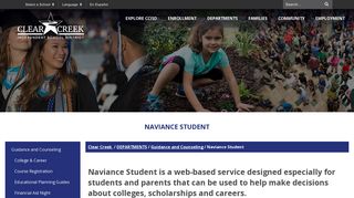 Naviance Student - Clear Creek