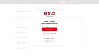 Using Netflix on your Apple TV - Netflix Help Center