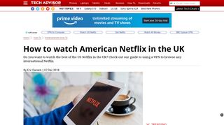 How to Watch American Netflix in the UK - Tech Advisor