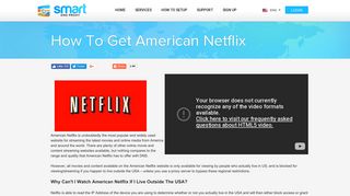 How To Get American Netflix - Smart DNS Proxy