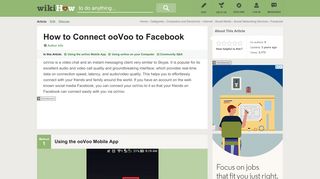 How to Connect ooVoo to Facebook: 8 Steps (with Pictures)