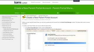 Create a New Parent Portal Account - Parent Portal Manager ...