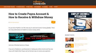 How to Create Payza Account & How to Receive & Withdraw Money