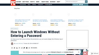 How to Launch Windows Without Entering a Password | News ...
