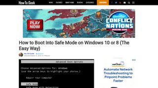 How to Boot Into Safe Mode on Windows 10 or 8 (The Easy Way)