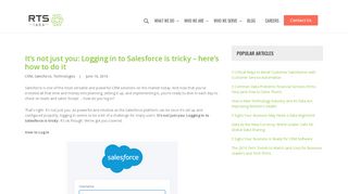 How to log into the most powerful business tool ever, Salesforce