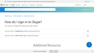 How do I sign in to Skype? | Skype Support