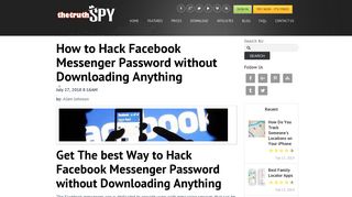 How to Hack Facebook Messenger Password without Downloading ...