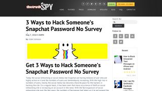 3 Ways to Hack Someone's Snapchat Password No Survey