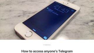 How to access anyone's Telegram messages without unlocking their ...