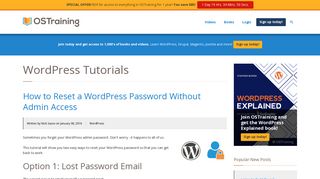 How to Reset a WordPress Password Without Admin Access