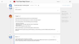 Youtube app sign in without gmail - Google Product Forums