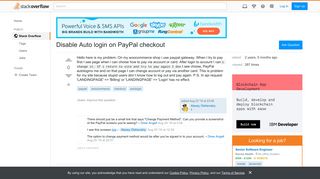 Disable Auto login on PayPal checkout - Stack Overflow