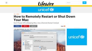 How to Remotely Restart or Shut Down Your Mac - Lifewire