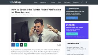 How to Bypass the Twitter Phone Verification - New Account - Woorkup