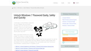 Step by Step Guide to Unlock Windows 7 Password with Windows ...