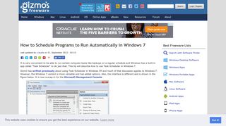 How to Schedule Programs to Run Automatically in Windows 7 ...