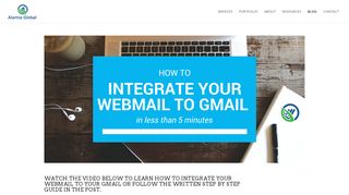 Learn How to Integrate Your Webmail to gmail in 5 minutes