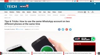 Tips & Tricks: How to use the same WhatsApp account on two different ...