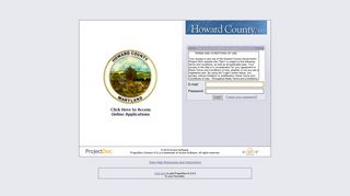 ProjectDox 8.3.6.9 Login - Howard County Government