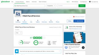 HS&A Payroll Services Reviews | Glassdoor