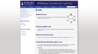 E-mail - Enterprise Technology Services - Howard University