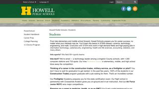 Students - Howell Public Schools