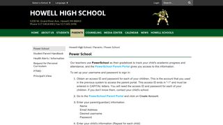 Power School - Howell High School