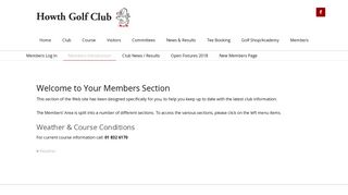 Howth Golf Club | Members Introduction
