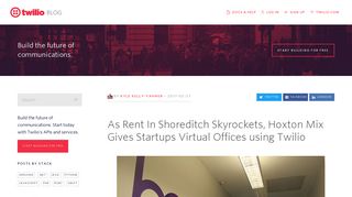 As Rent In Shoreditch Skyrockets, Hoxton Mix Gives Startups Virtual ...