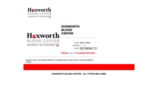 Donor Portal - Hoxworth Blood Center