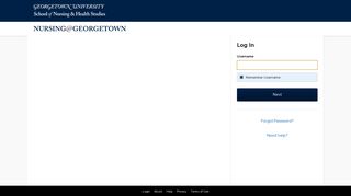 2GU | Login - Georgetown University