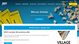 Movie Tickets Member Discounts - Cheap Movie Tickets - RACV
