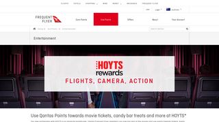 HOYTS Cinemas - Movie Ticket Deals | Qantas Points