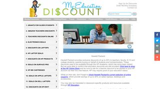 Hewlett Packard Teacher Discount Education Discount