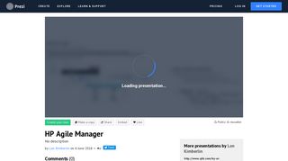 HP Agile Manager by Lon Kimberlin on Prezi