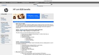 HP.com B2B benefits - Compaq