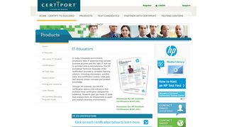 IT Educator - Certiport | Home - Certify to Succeed